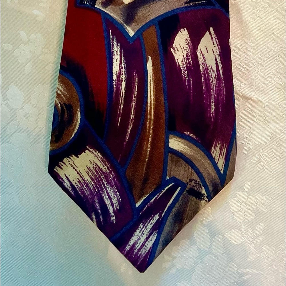 Prma 100% Pure Multi-Color Sillk Men's Tie